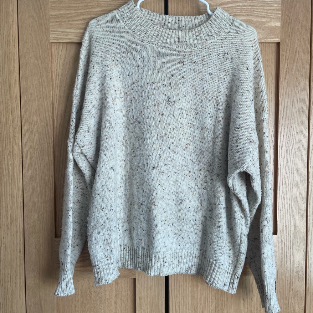 Speckled Cream Women's Sweater